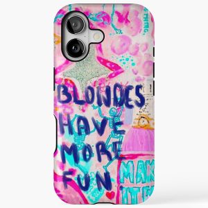 Blondes Have More Fun. iPhone 17 Case Tough