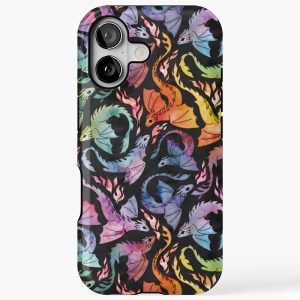 Dragon fire dark rainbow iPhone 17 Case Tough