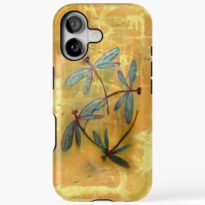 Dragonfly Haze iPhone 17 Case Tough