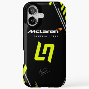 Lando Norris Smartphone Cover black  McLaren Formula 1 team iPhone 17 Case Tough