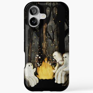 Marshmallows and ghost stories iPhone 17 Case Tough