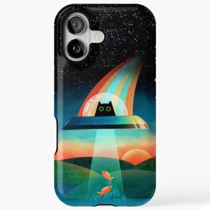 The Purrfect Alien  iPhone 17 Case Tough