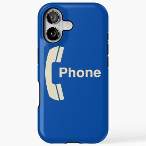 Vintage Pay Phone Sign iPhone 17 Case Tough