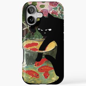 matisses goldfish and a cat iPhone 17 Case Tough