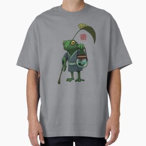 A Frog and His Son Oversized T-Shirt