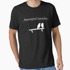Attempted Murder (White design) Essential T-Shirt
