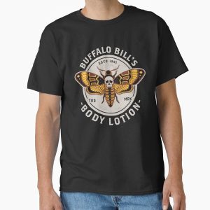 Buffalo Bill's Body Lotion - Death's Head Moth - Horror - Distressed Vintage Design Classic T-Shirt