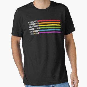 Lightsaber Rainbow Essential T-Shirt