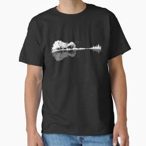 Nature Guitar  Classic T-Shirt