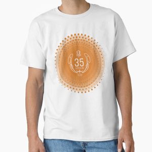 Nissan Figaro 35 Year Anniversary Crest for Big Birthday Bash Classic T-Shirt